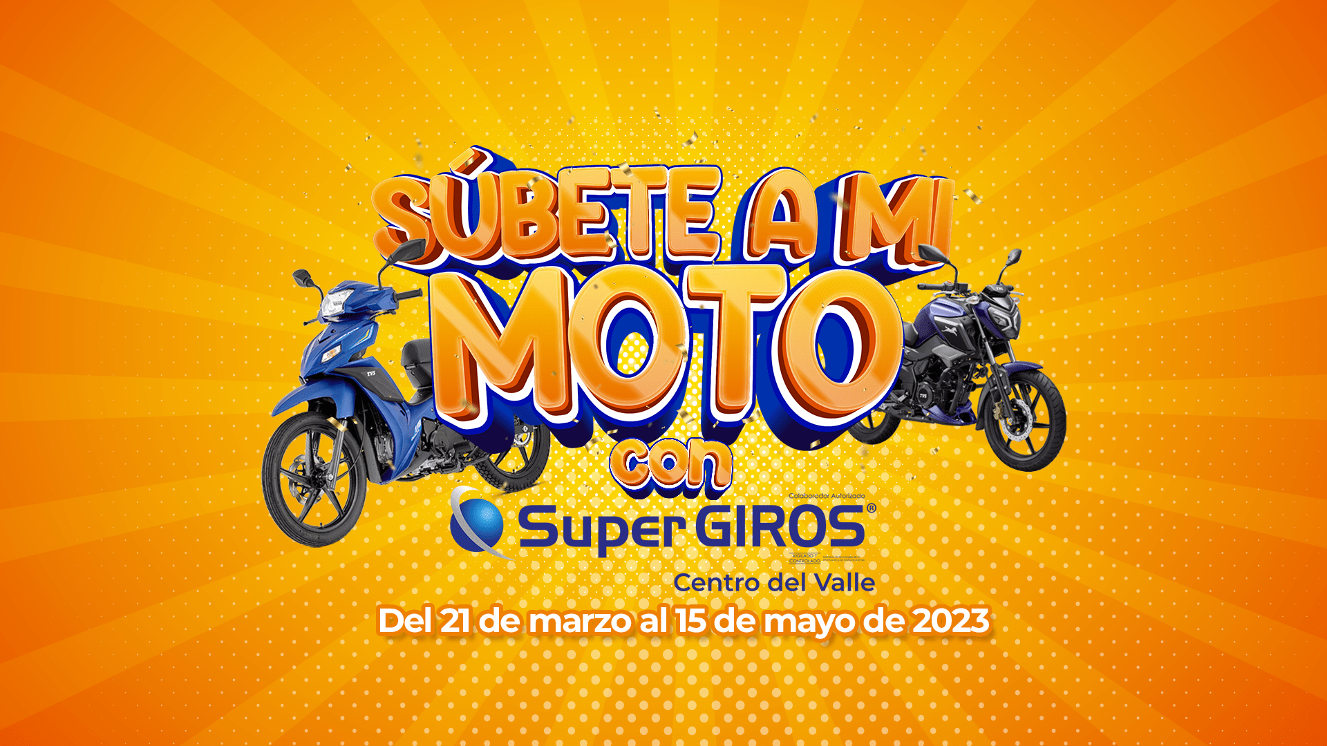 Súbete a mi moto SuperGIROS Centro Del Valle