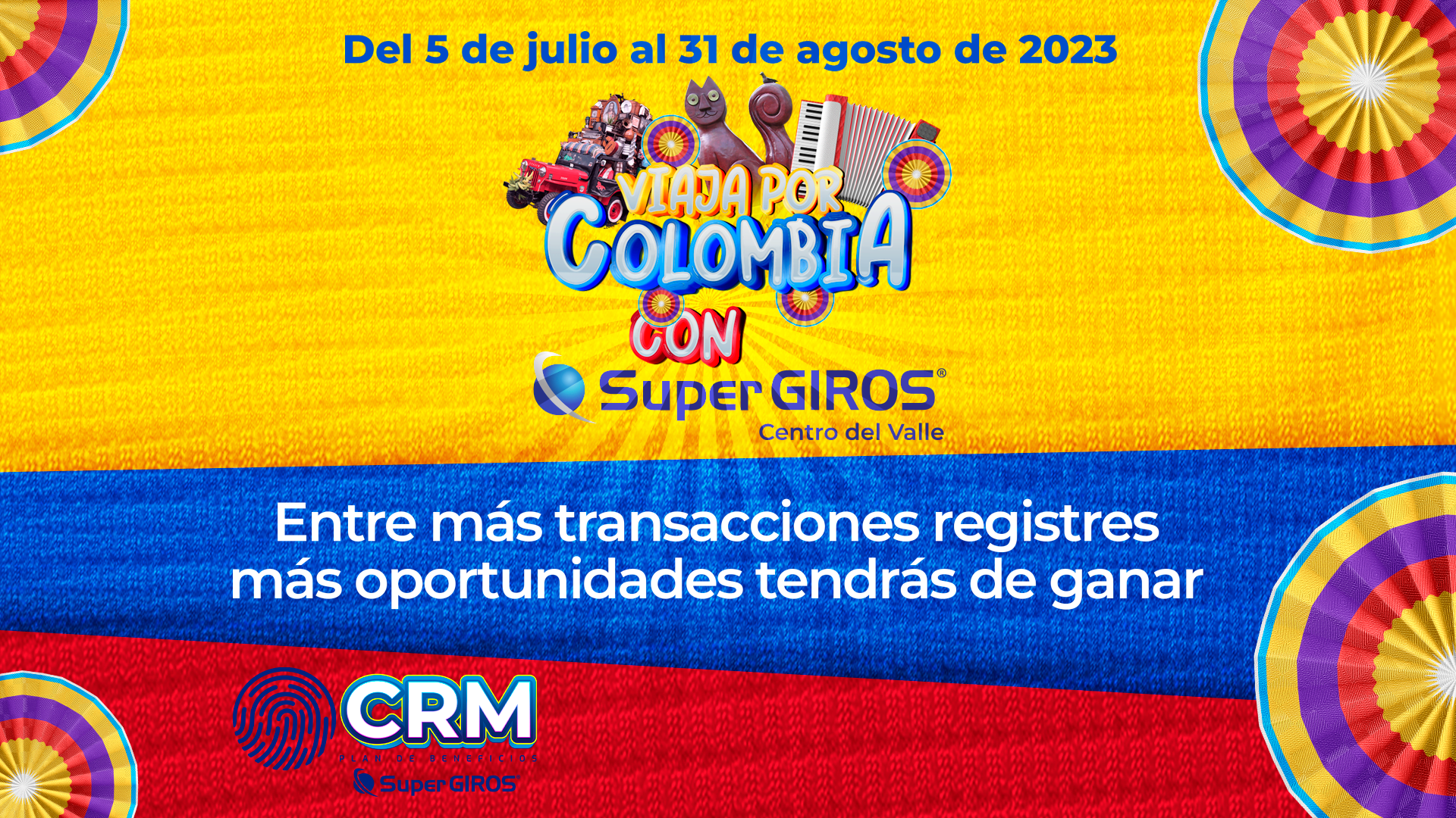 Viaja por Colombia con SuperGIROS
