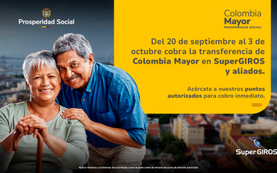 Puntos de entrega del incentivo Colombia Mayor septiembre – octubre