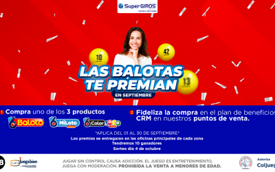 LAS BALOTAS TE PREMIAN EN SEPTIEMBRE