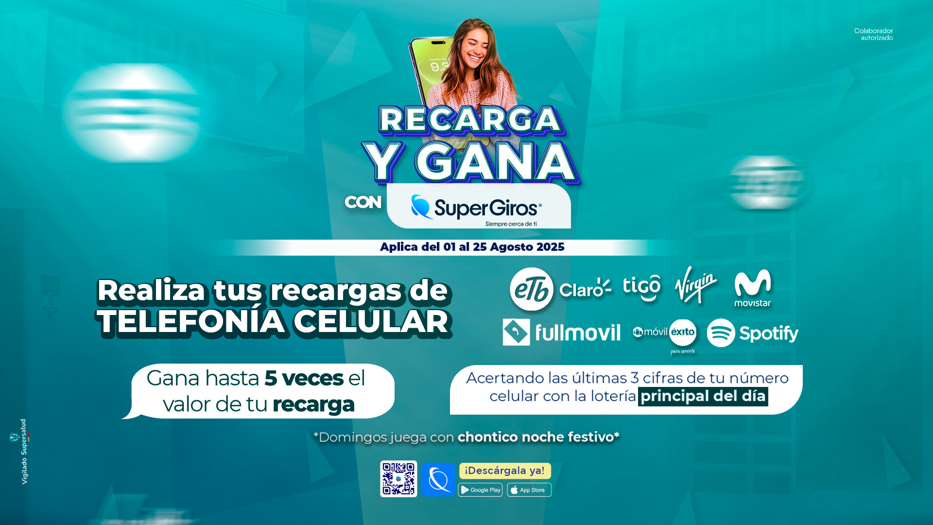 Recarga y gana web
