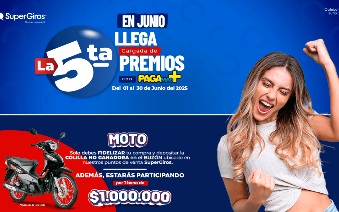 EN JUNIO LA 5TA LLEGA CARGADA DE PREMIOS