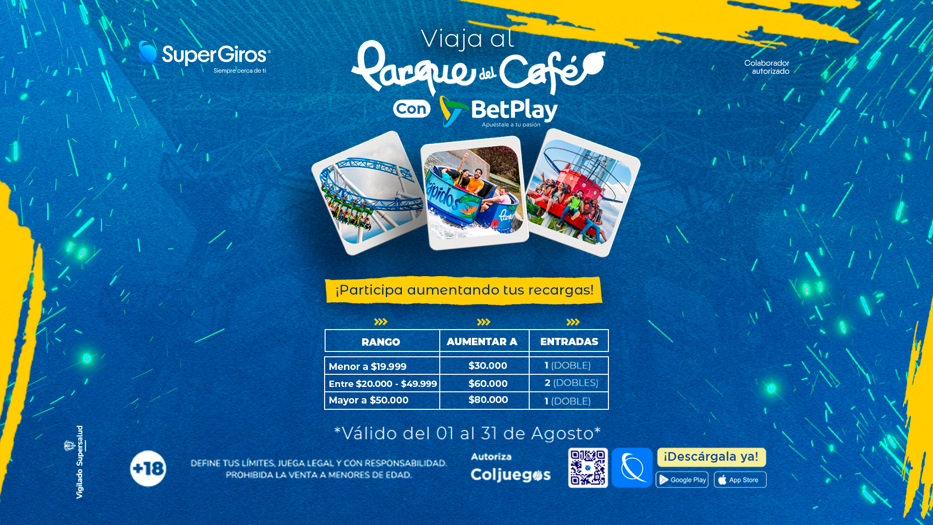 Betplay parque del café