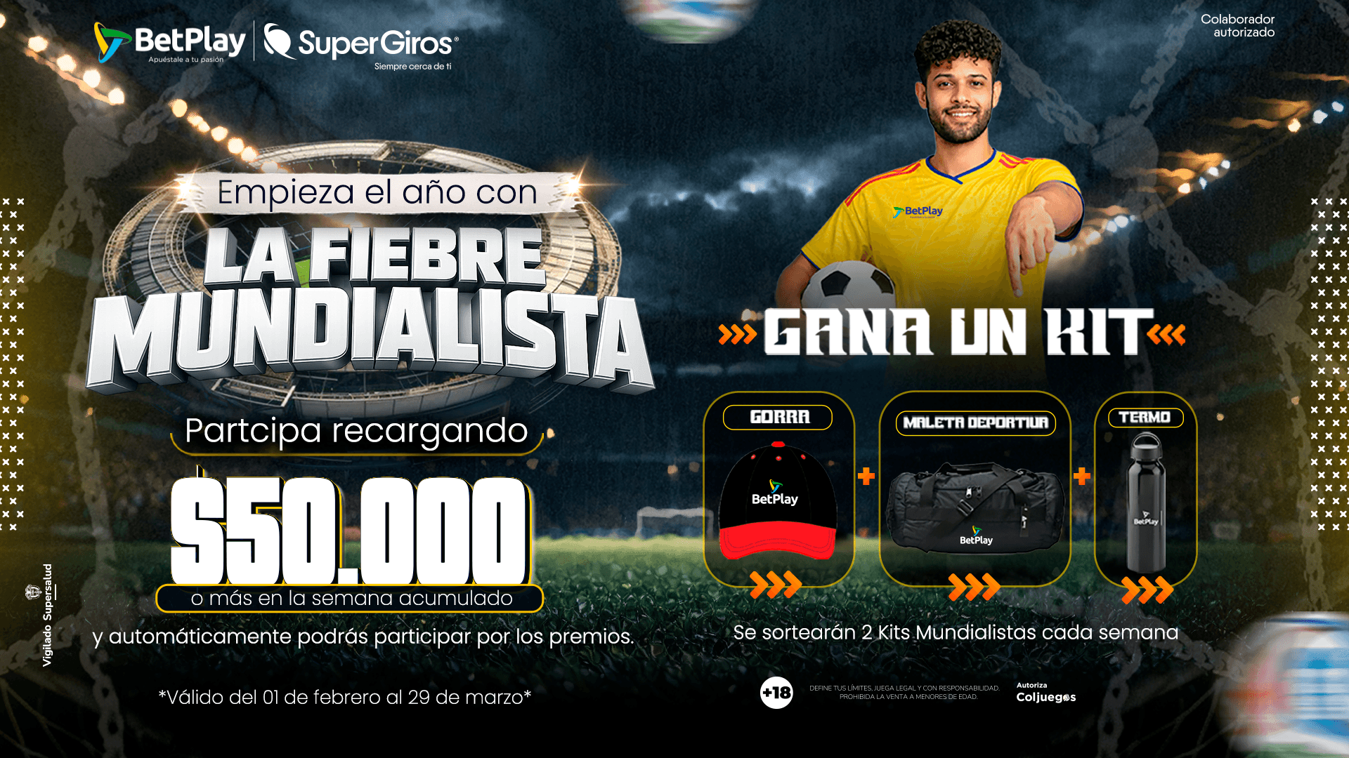 LA FIEBRE MUNDIALISTA BETPLAY