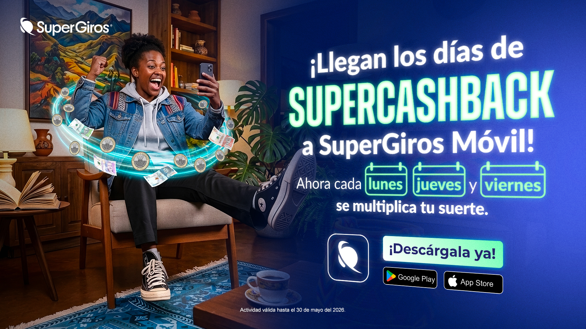 Así funciona el cashback en la App SuperGiros