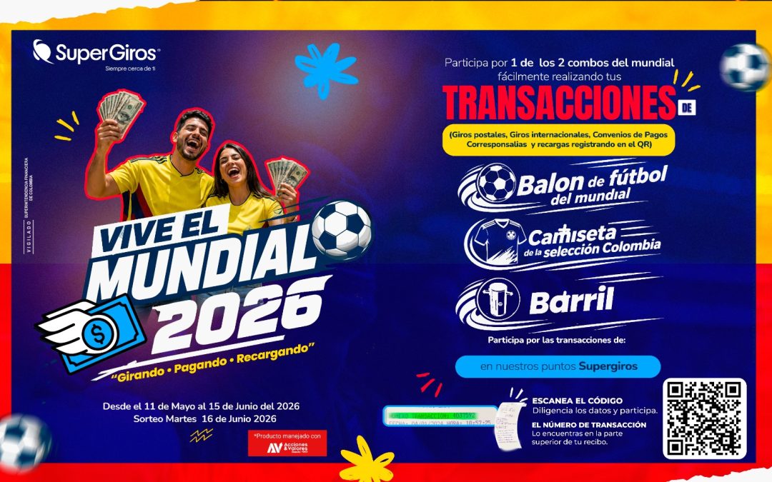 Vive el Mundial 2026 con SuperGiros